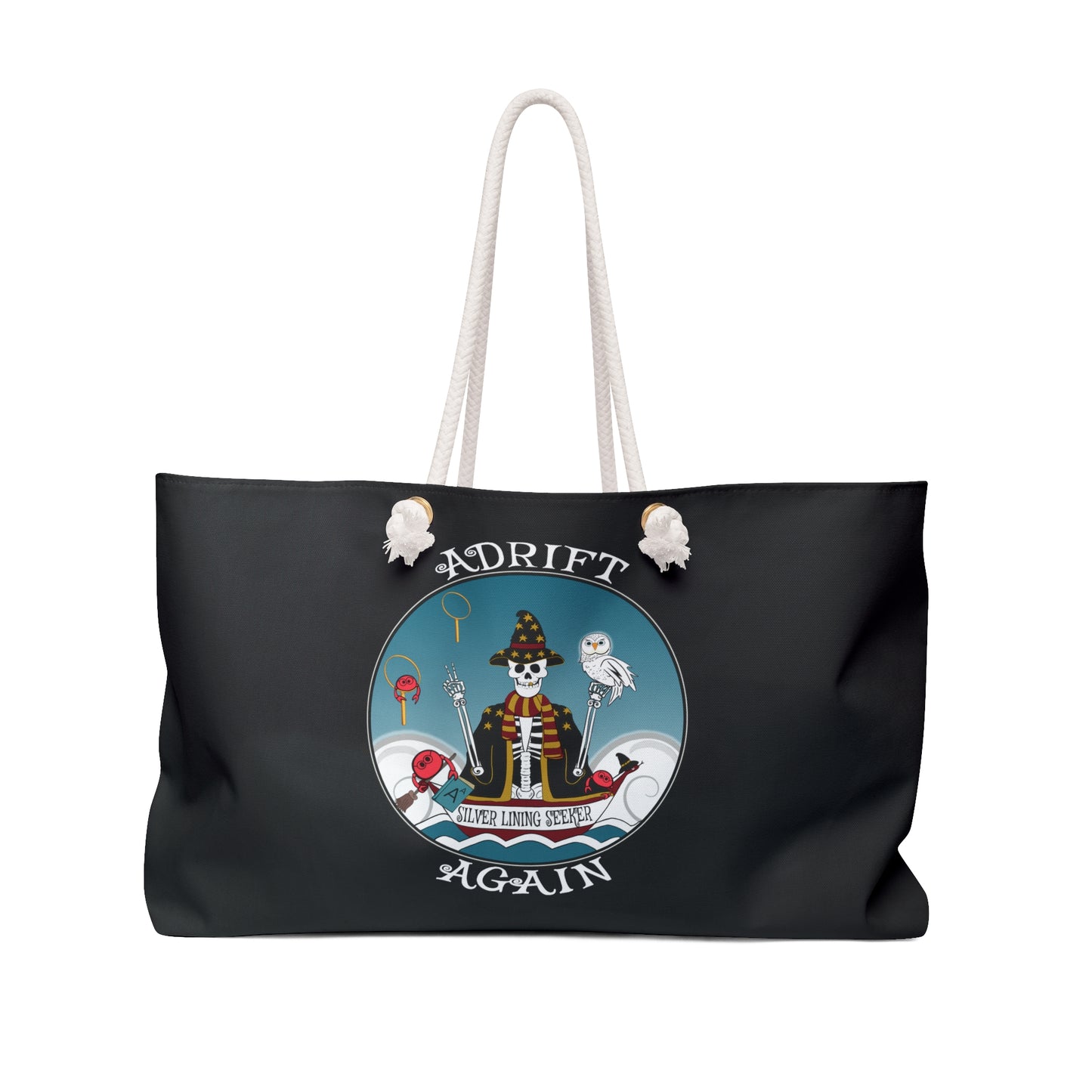 Silver Lining Seeker, Canvas Tote