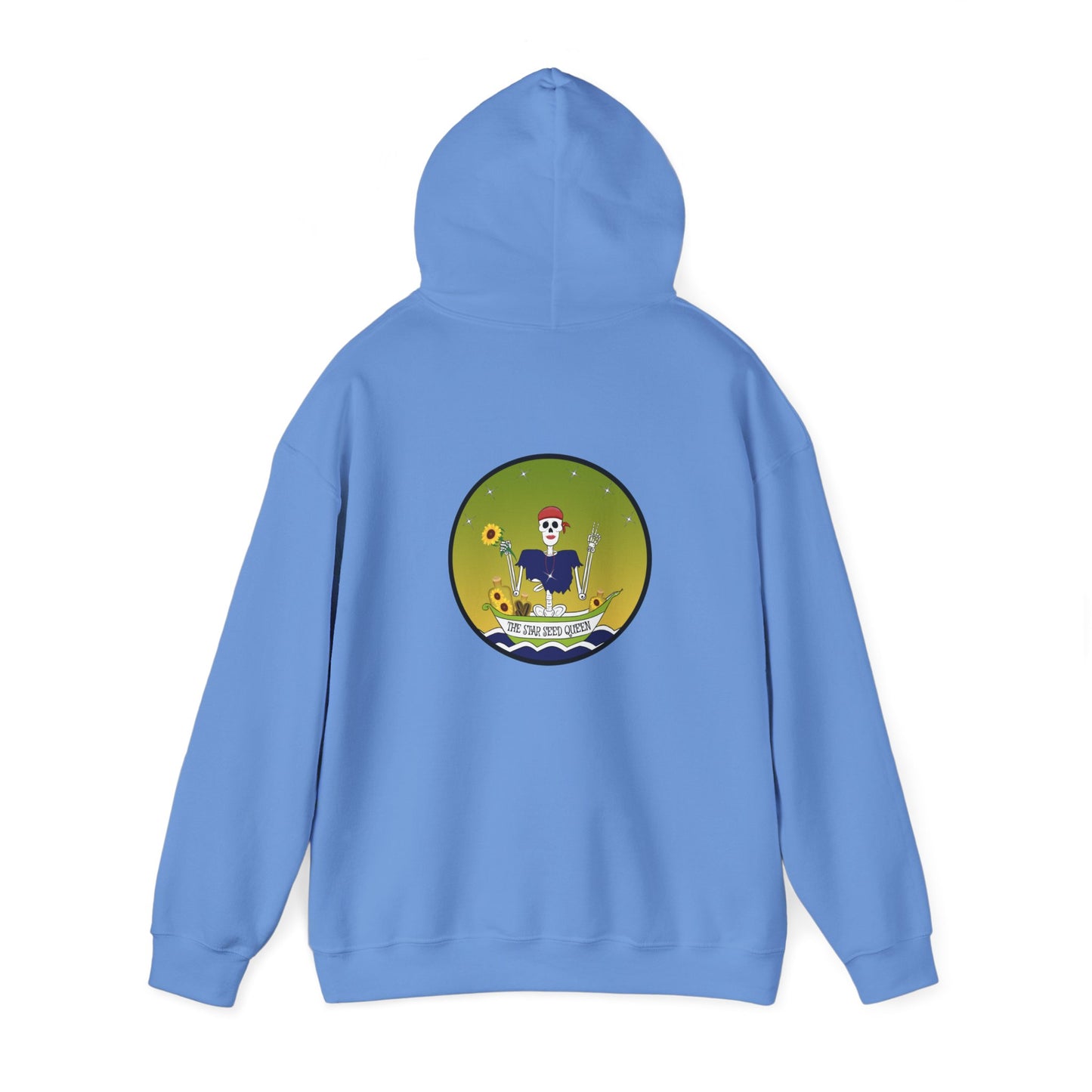 The Star Seed Queen, The Classic All Day Hooded Sweatshirt, in Purple, Navy, Red, Black, Carolina Blue & Royal