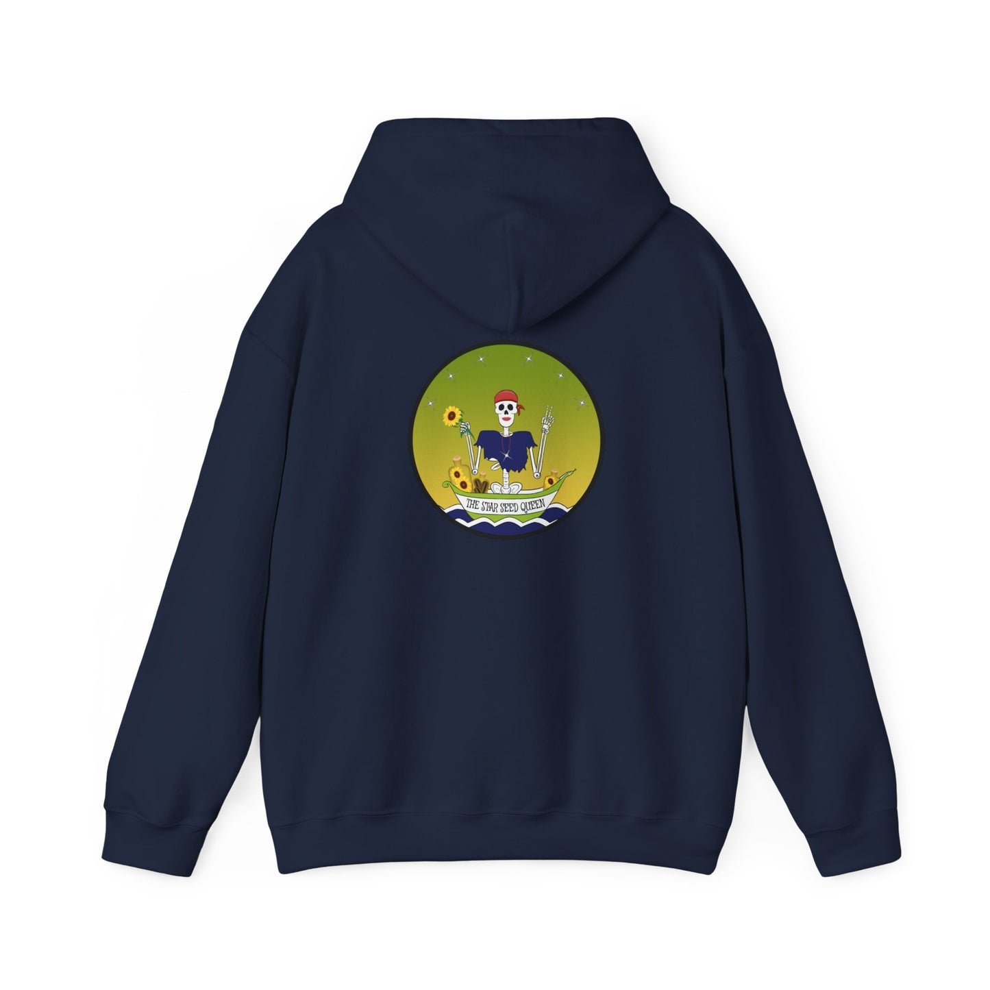 The Star Seed Queen, The Classic All Day Hooded Sweatshirt, in Purple, Navy, Red, Black, Carolina Blue & Royal