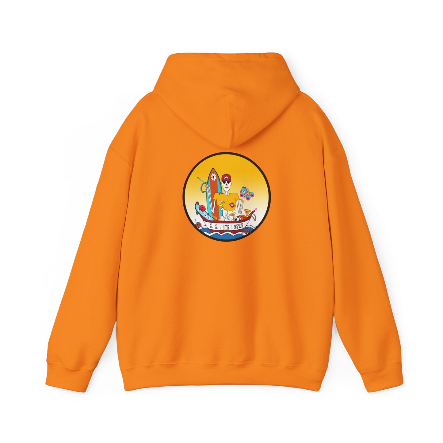 S. S. L8tr Loser, The Classic All Day Hooded Sweatshirt, in Royal, Antique Sapphire, Azalea, Safety Pink, Safety Orange & Orange