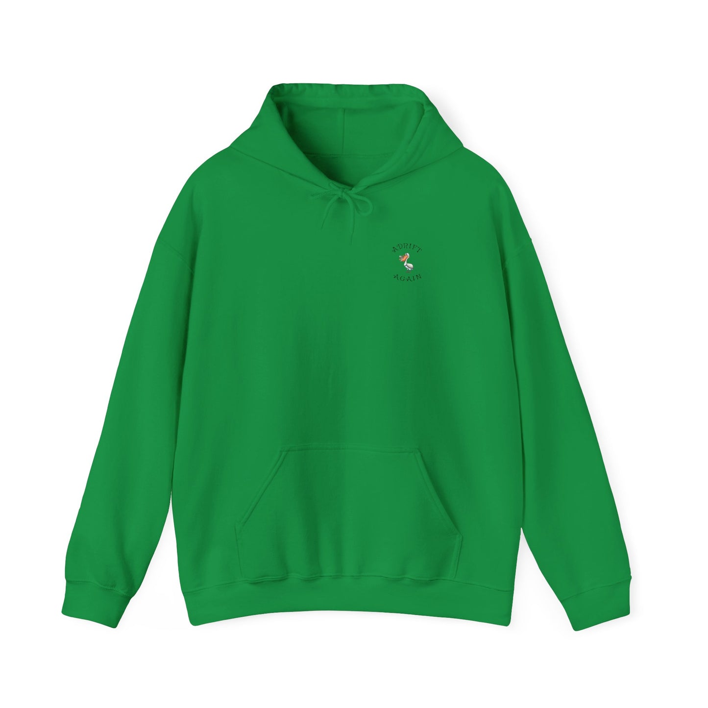 S. S. Rocket Man, The Classic All Day Hooded Sweatshirt, Safety Orange, Charry Red, Irish Green, and Light Blue