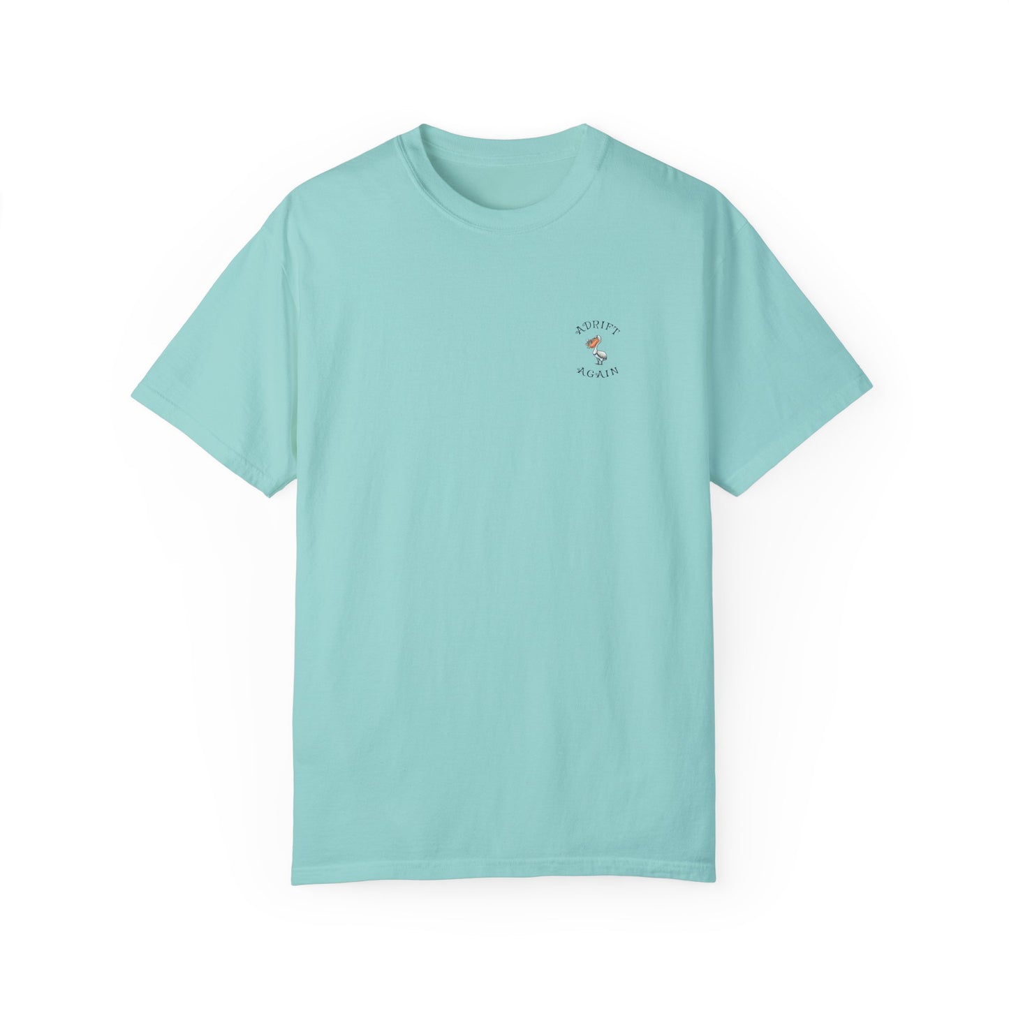 A Long Cool Woman, Unisex Garment-Dyed, Short Sleeve T-shirt, In Citrus, Mint, Black, White and Lagoon Blue