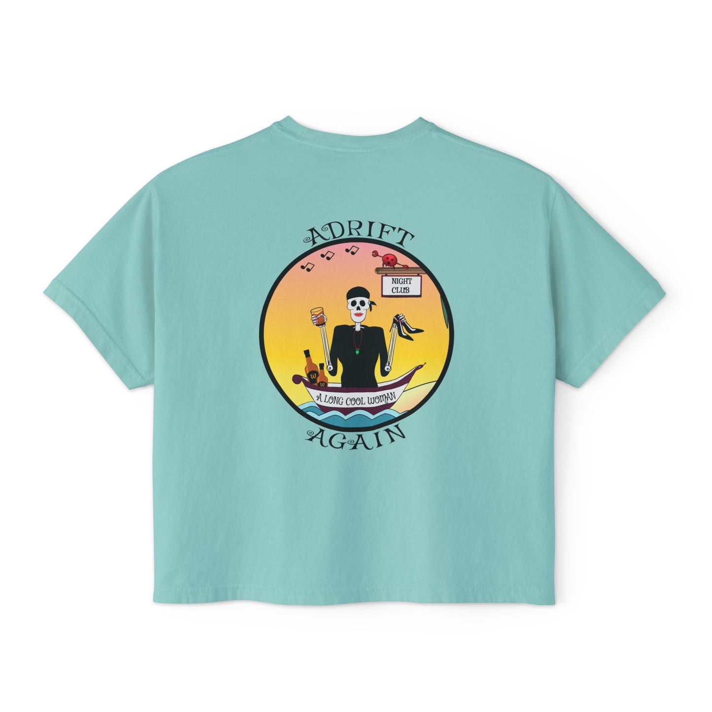 A Boxy Women's Tee, A Long Cool Woman, Mint