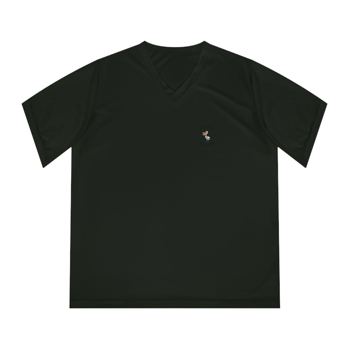 Crossbones Cove Women's Performance V-Neck, Black