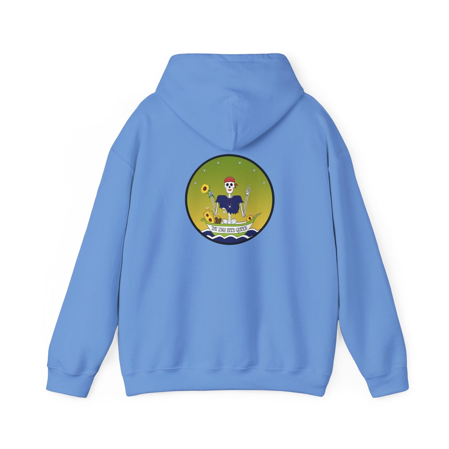 The Star Seed Queen, The Classic All Day Hooded Sweatshirt, in Purple, Navy, Red, Black, Carolina Blue & Royal