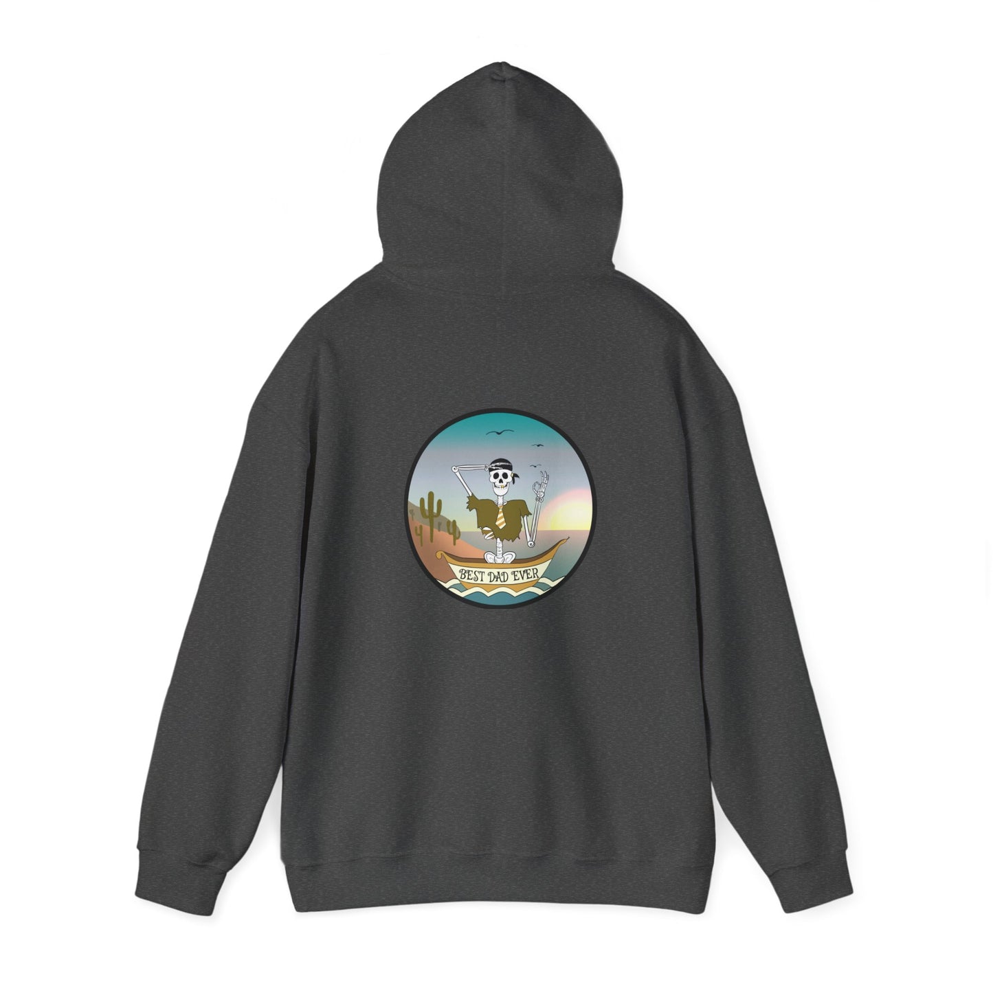 Best Dad Ever, The Classic All Day Hooded Sweatshirt, Sand, Military Green, Indigo Blue, Dark Heather & Graphite Heather