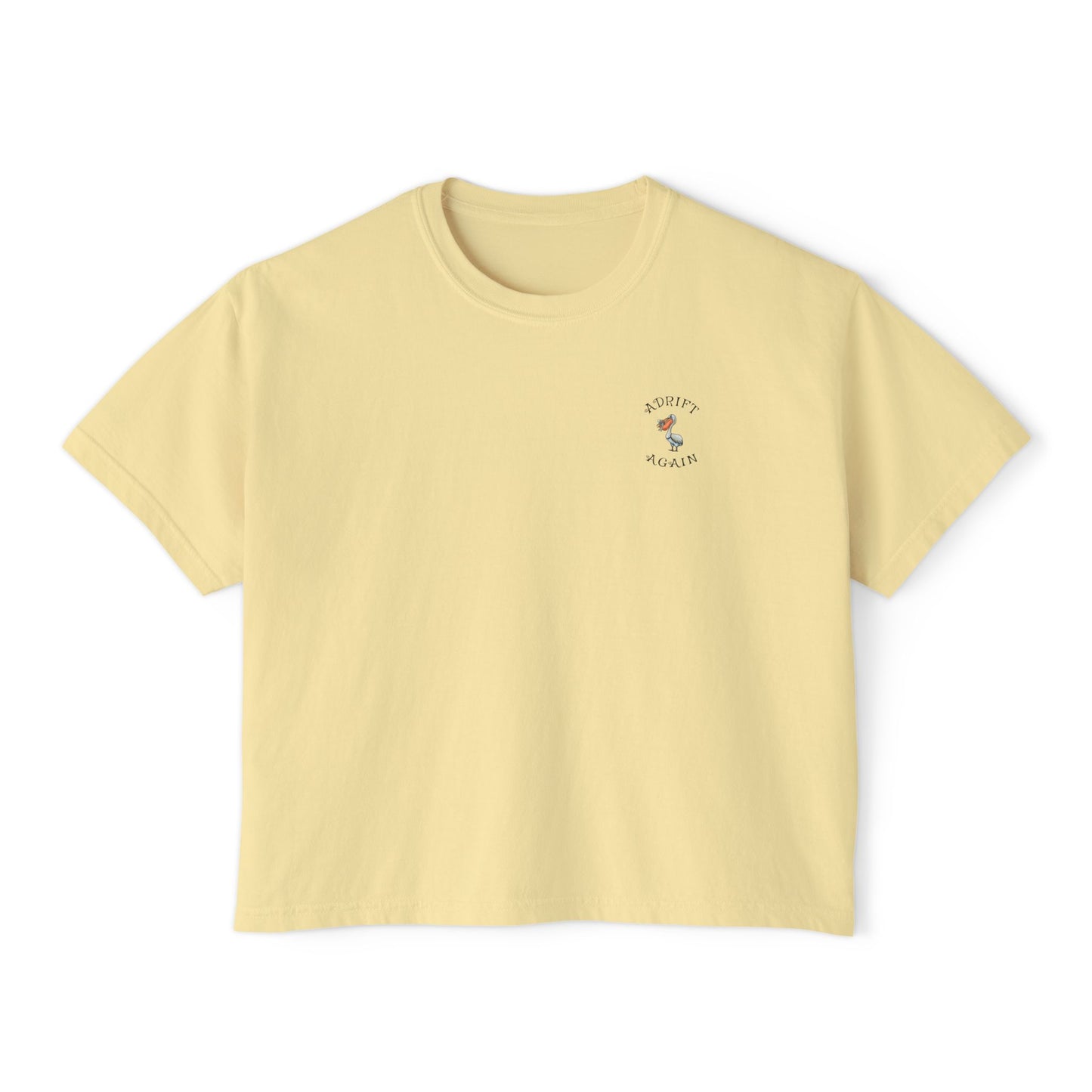 A Boxy Woman's Tee, S. S. Tequila Sunrise, Butter