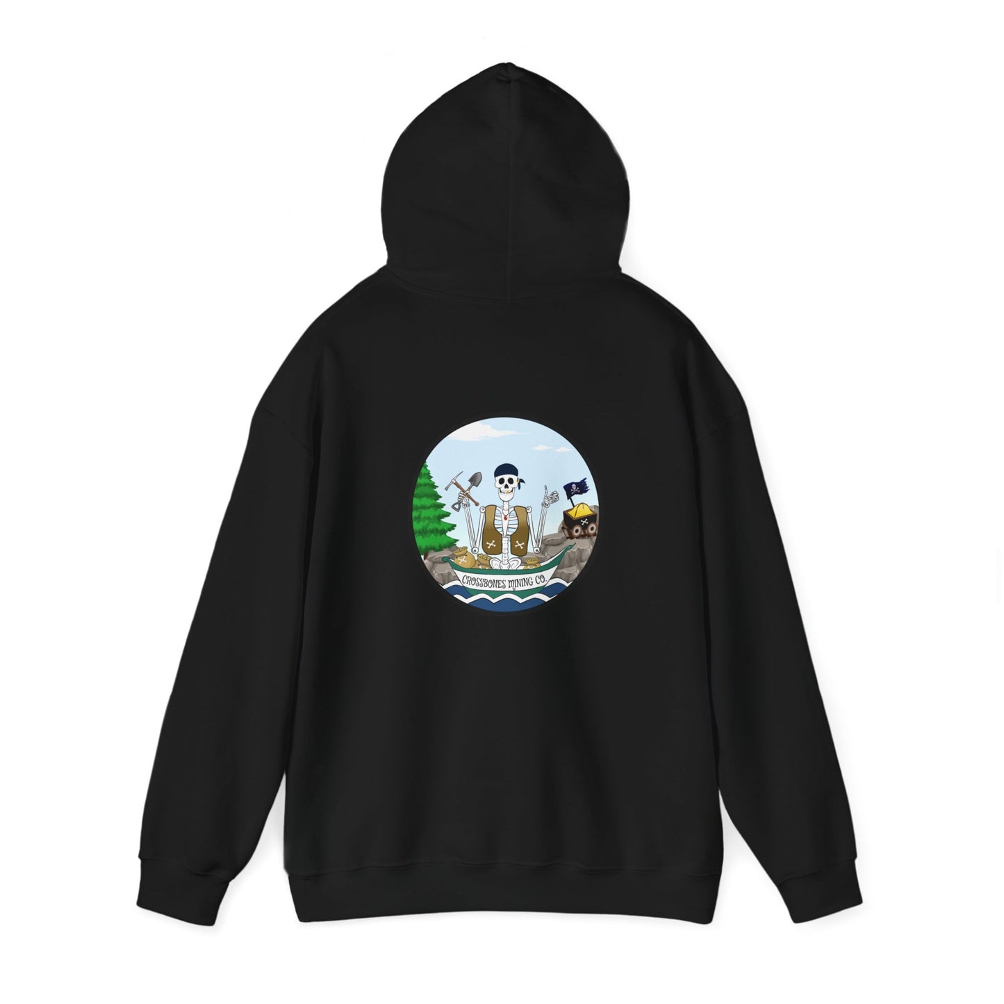Crossbones Mining Co. The Classic All Day Hooded Sweatshirt, in Sand, Military Green, Sport Grey, Indigo Blue & Black