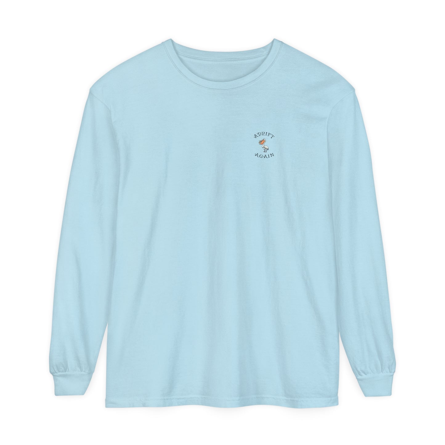Oh . . . Honey, Honey Unisex Garment-dyed Long Sleeve T-Shirt, Red, Chambray, Butter, White & Black,
