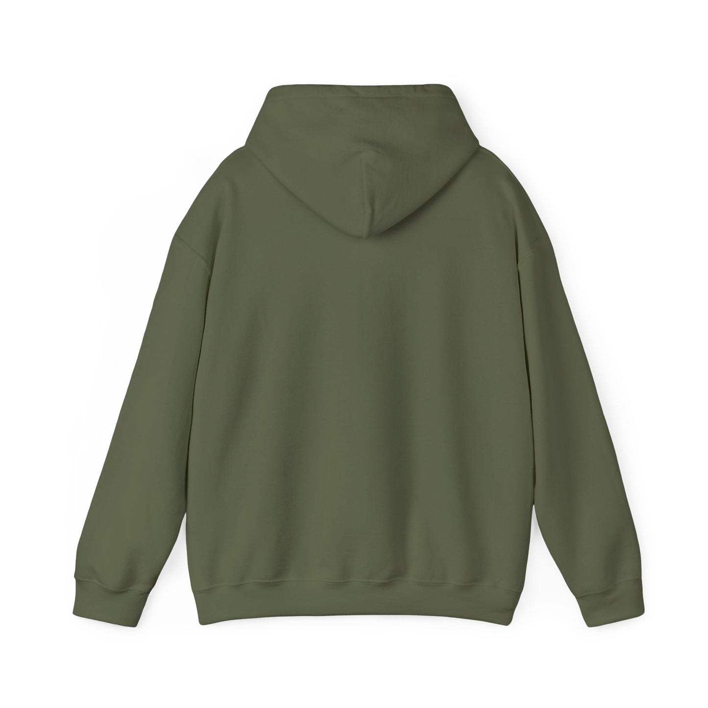 The Calamari Current, All Day Hooded Sweatshirt, in Military Green & Sand