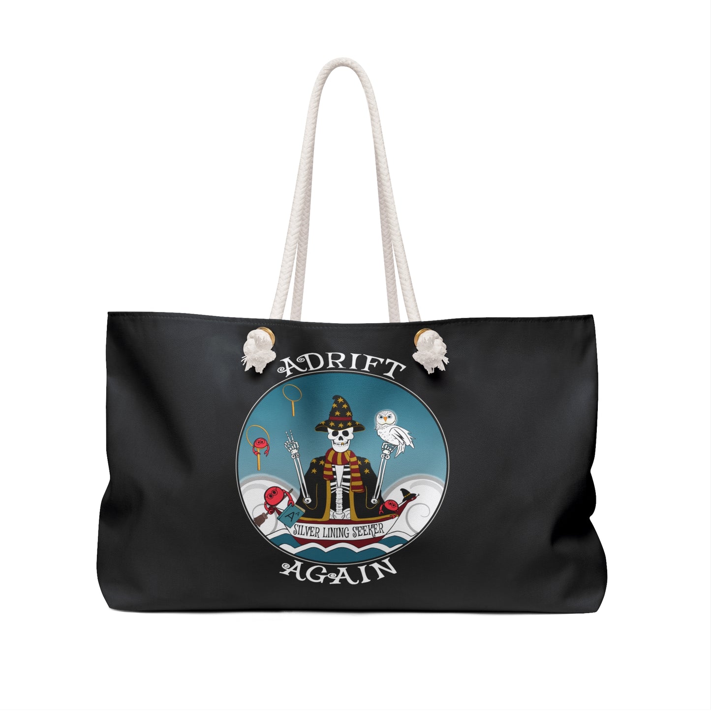 Silver Lining Seeker, Canvas Tote