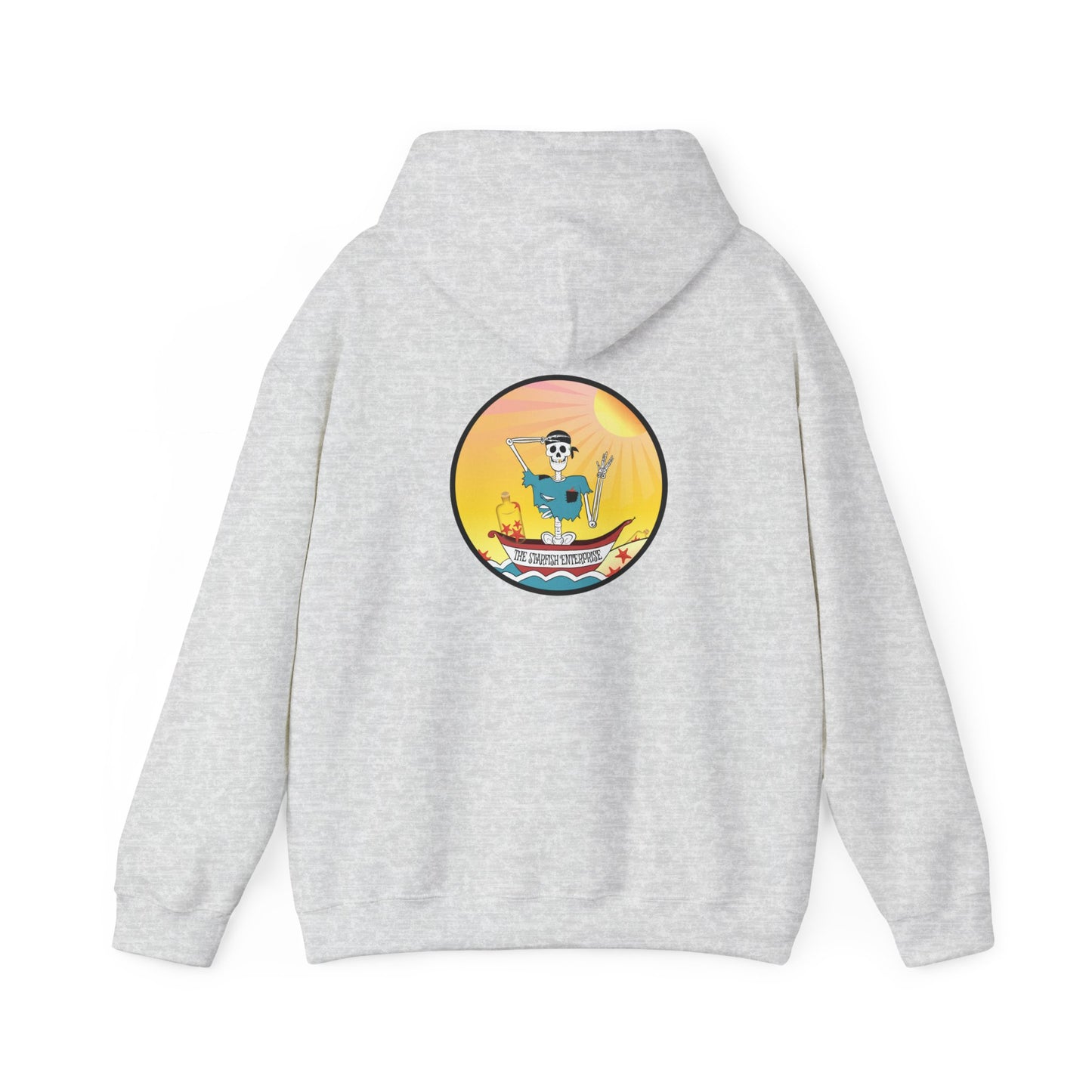 The Starfish Enterprise, The Classic All Day Hooded Sweatshirt, in Azalea, Gold, Purple, Indigo Blue, Antique Sapphire, Cardinal Red, Black & Ash