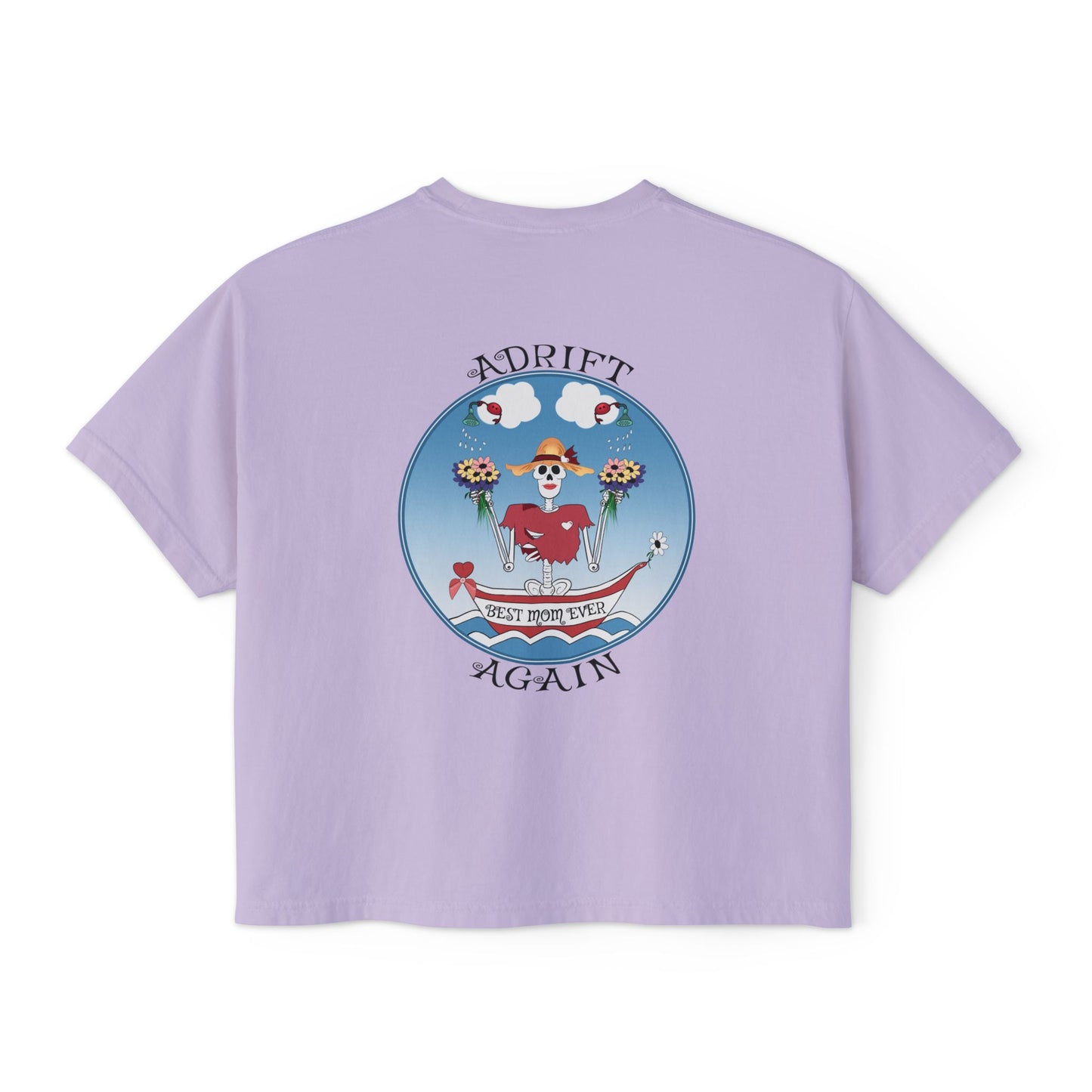 A Boxy Women's Tee, Best Mom Ever, Orchid
