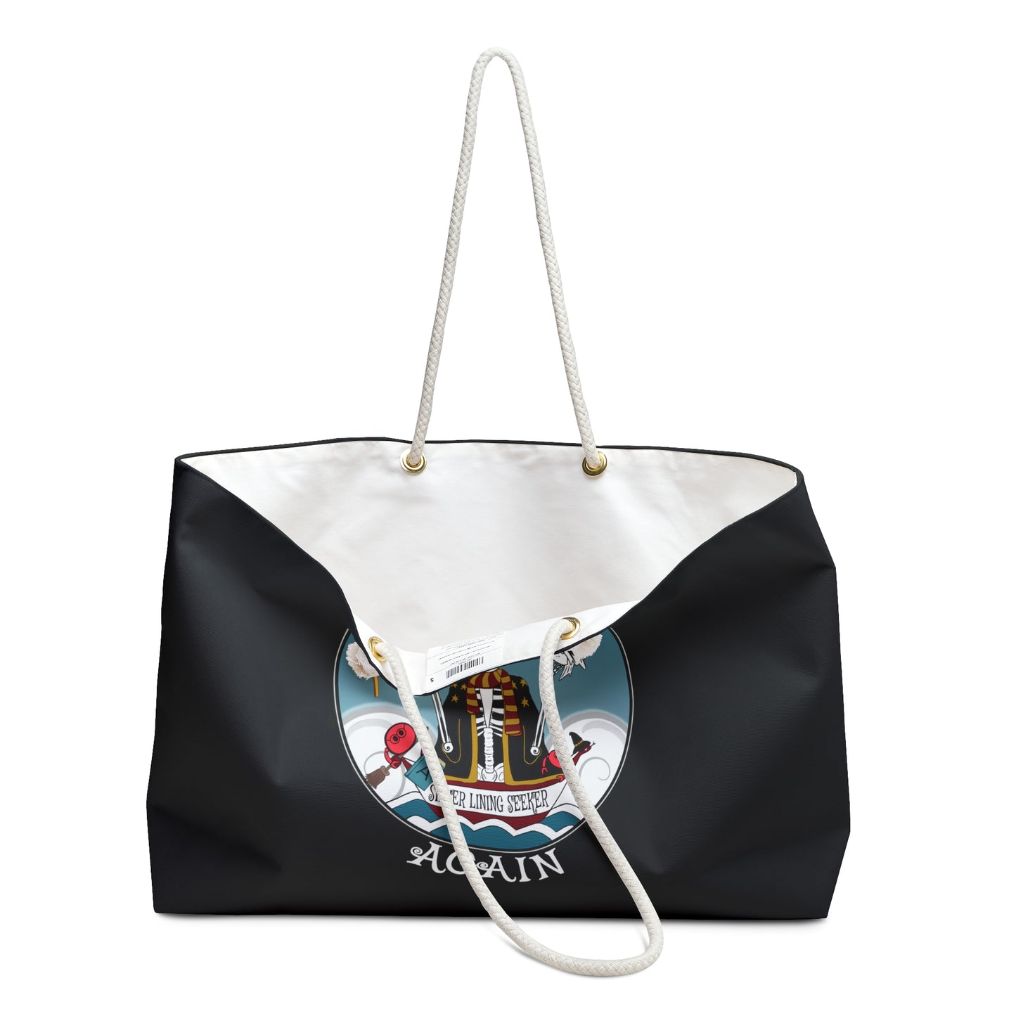 Silver Lining Seeker, Canvas Tote