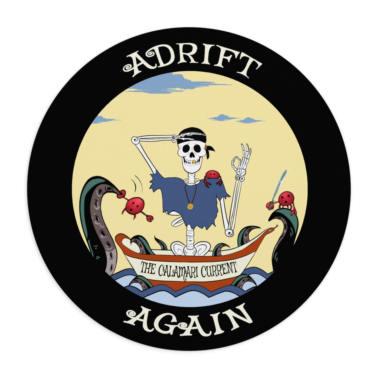 The Calamari Current Mouse Pad (Black)