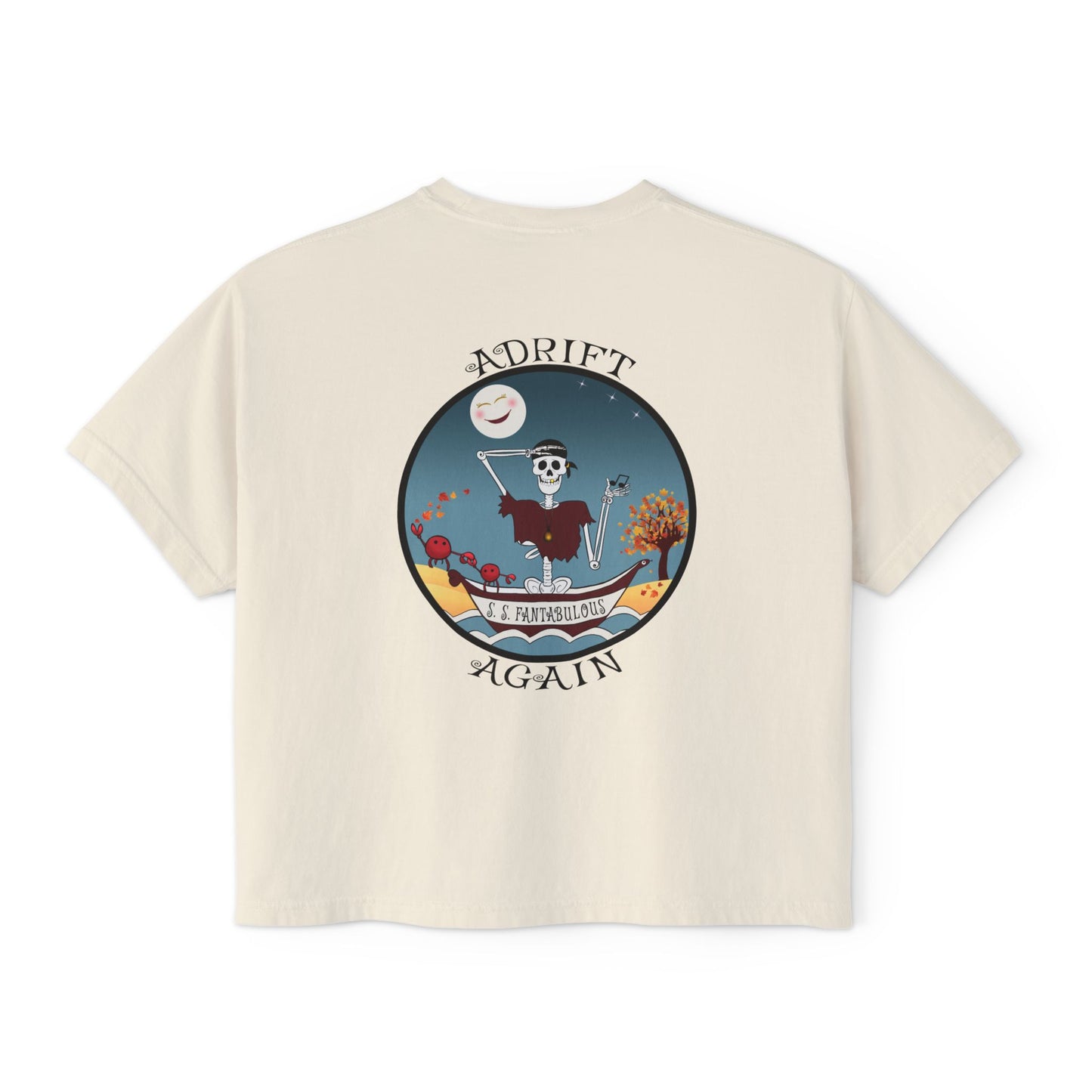 A Boxy Women's Tee, S. S. Fantabulous, Ivory