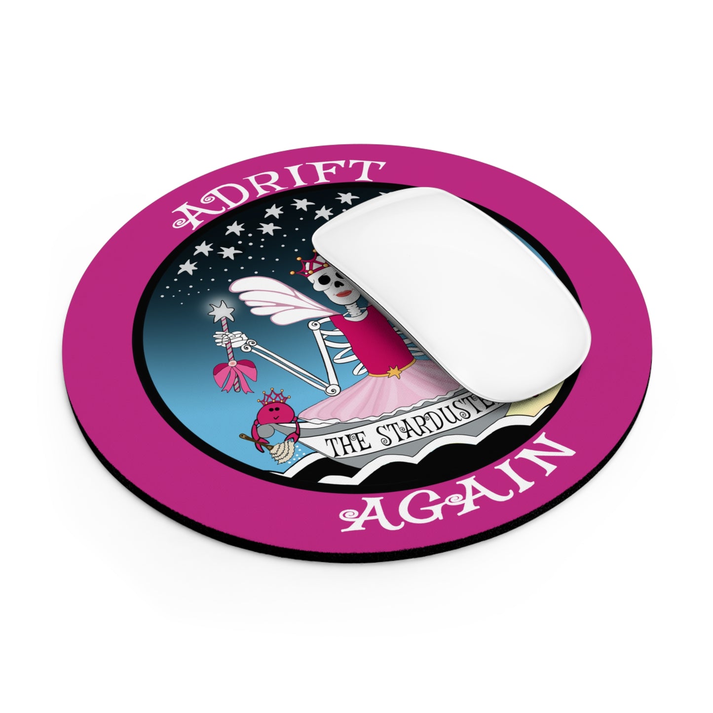 The Starduster Mouse Pad in Pink