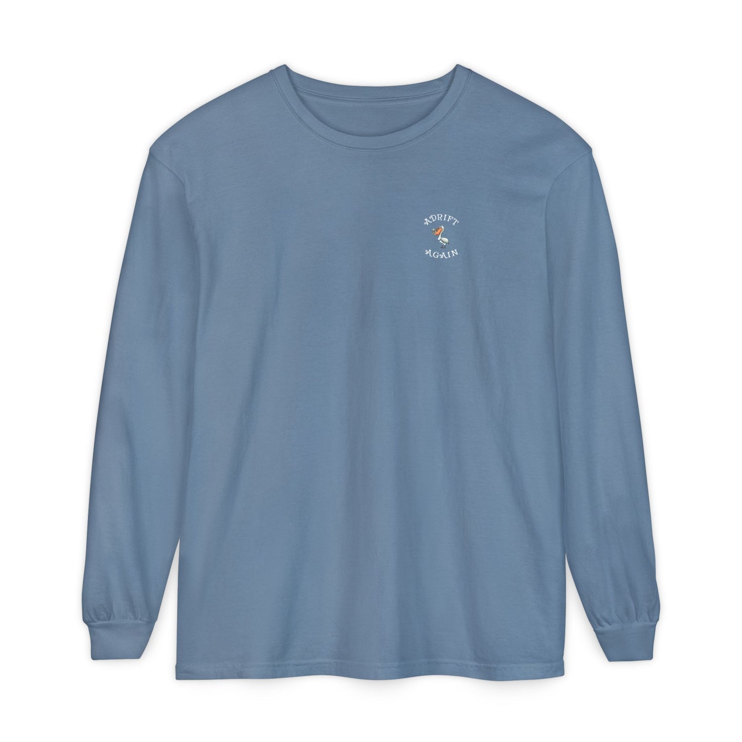 Peace, Love & Pickleball Unisex Garment-dyed Long Sleeve T-Shirt, Light Green, Blue Jean, Black, Butter & True Navy