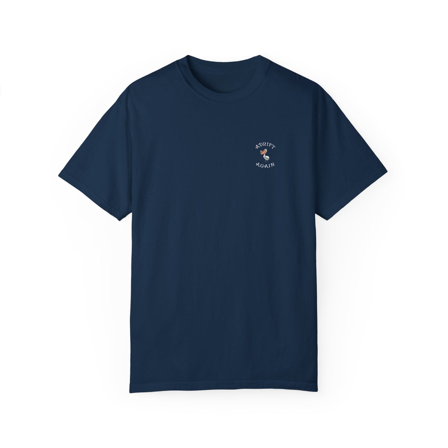 S. S. No Senators Son, Unisex Garment-Dyed, Short Sleeve T-shirt, In Red, Chambray, True Navy, Black and White