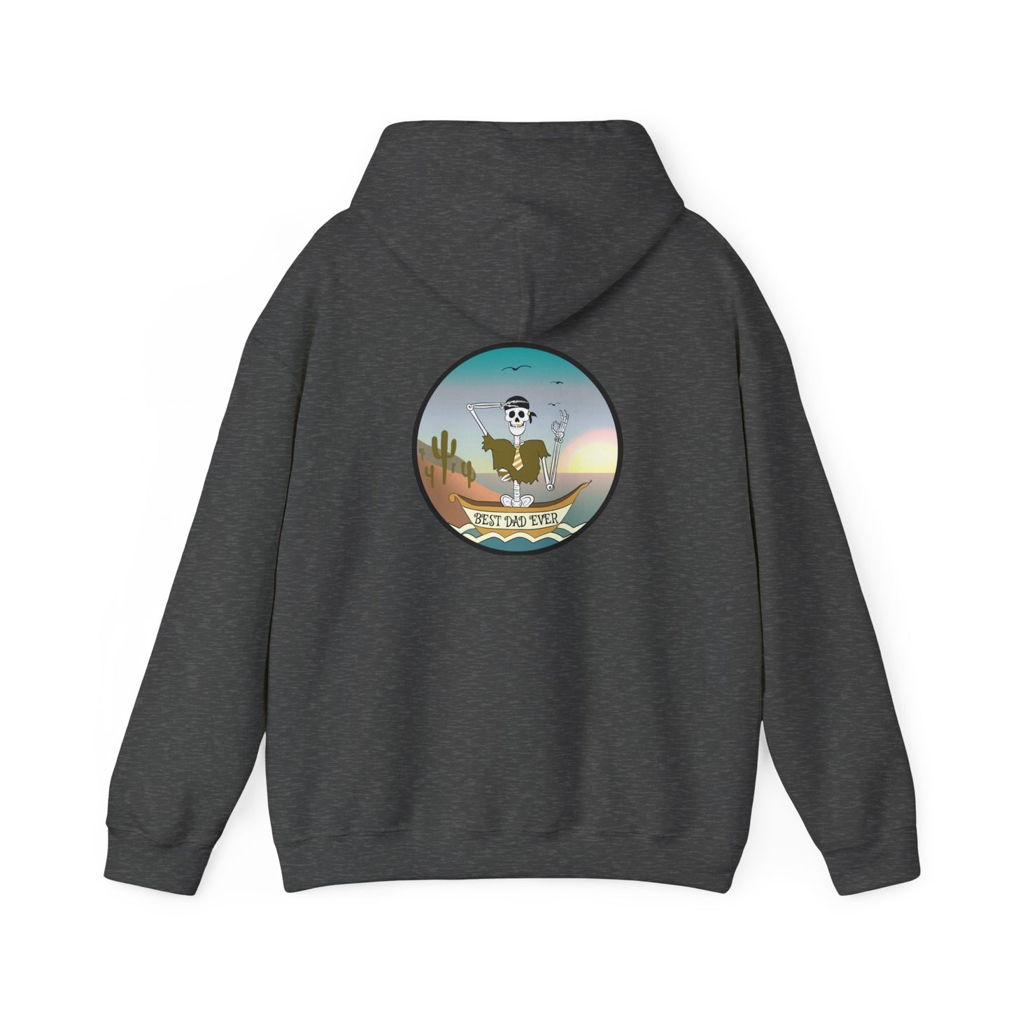 Best Dad Ever, The Classic All Day Hooded Sweatshirt, Sand, Military Green, Indigo Blue, Dark Heather & Graphite Heather