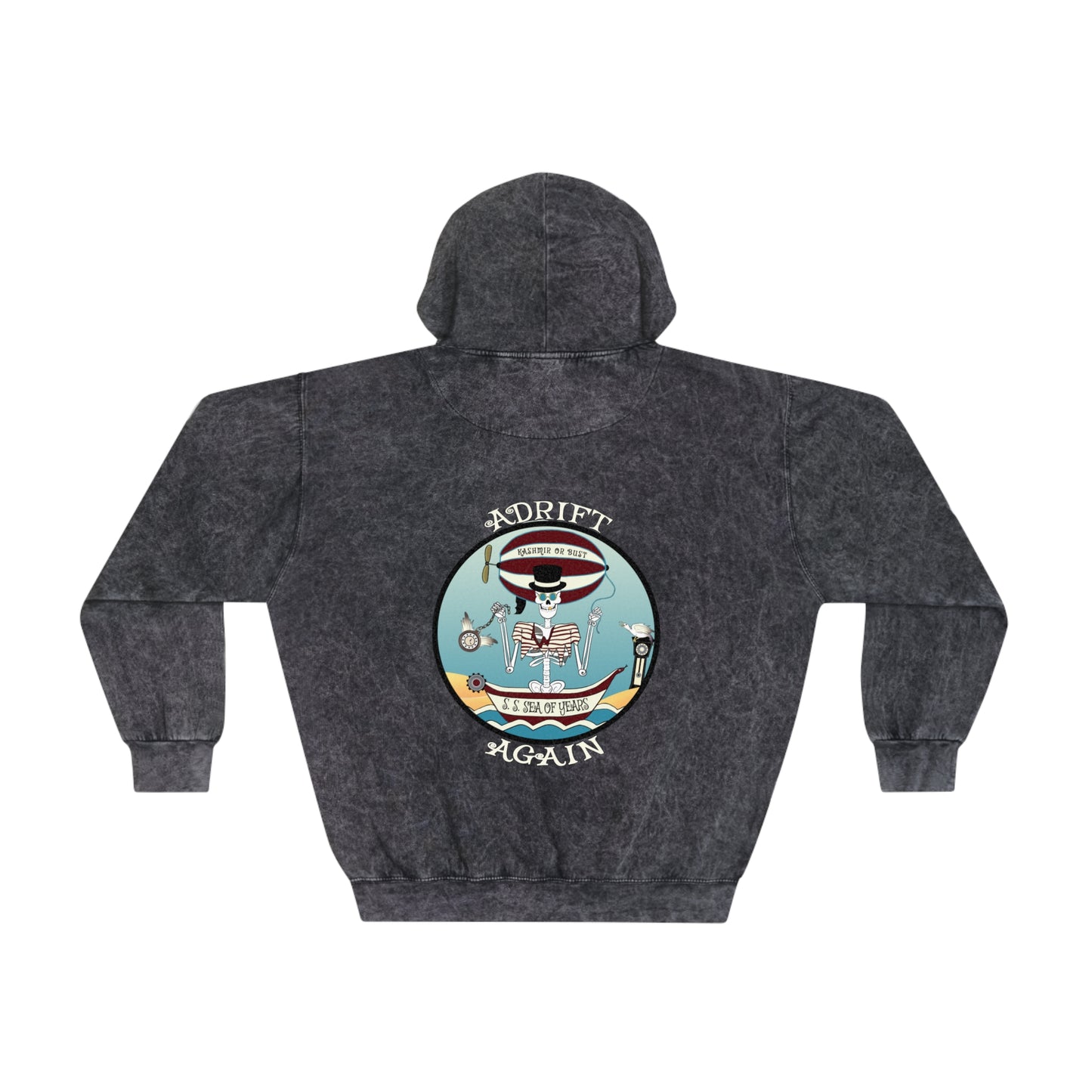 S. S. Sea Of Years Unisex Mineral Wash Hoodie
