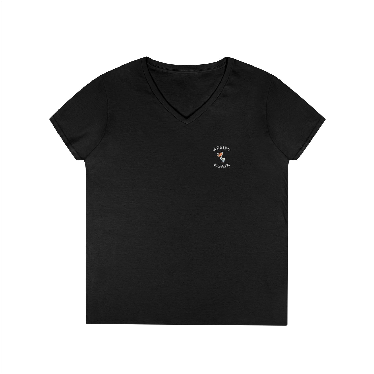 The Loose Cork, Women's V-Neck T-Shirt, in Navy, Black or Red