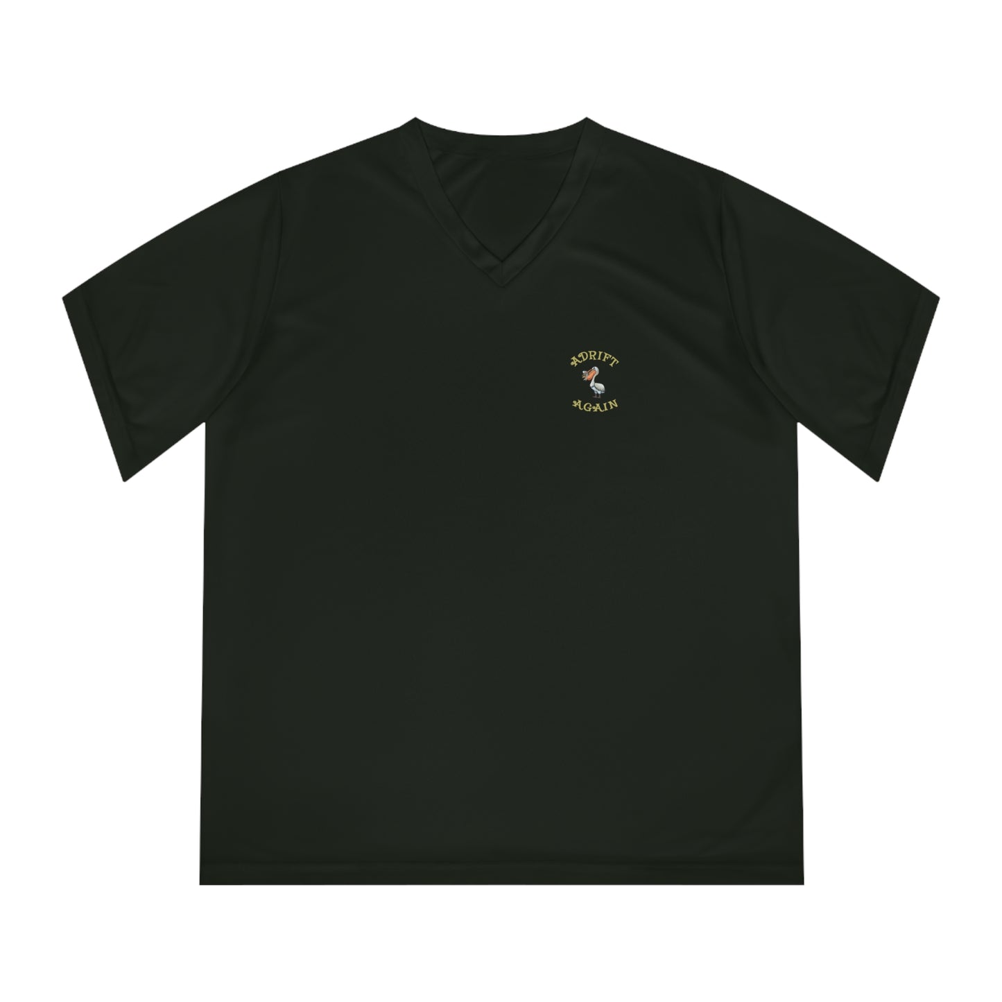 Lost Treasure Cove Women's Performance V-Neck T-Shirt Black