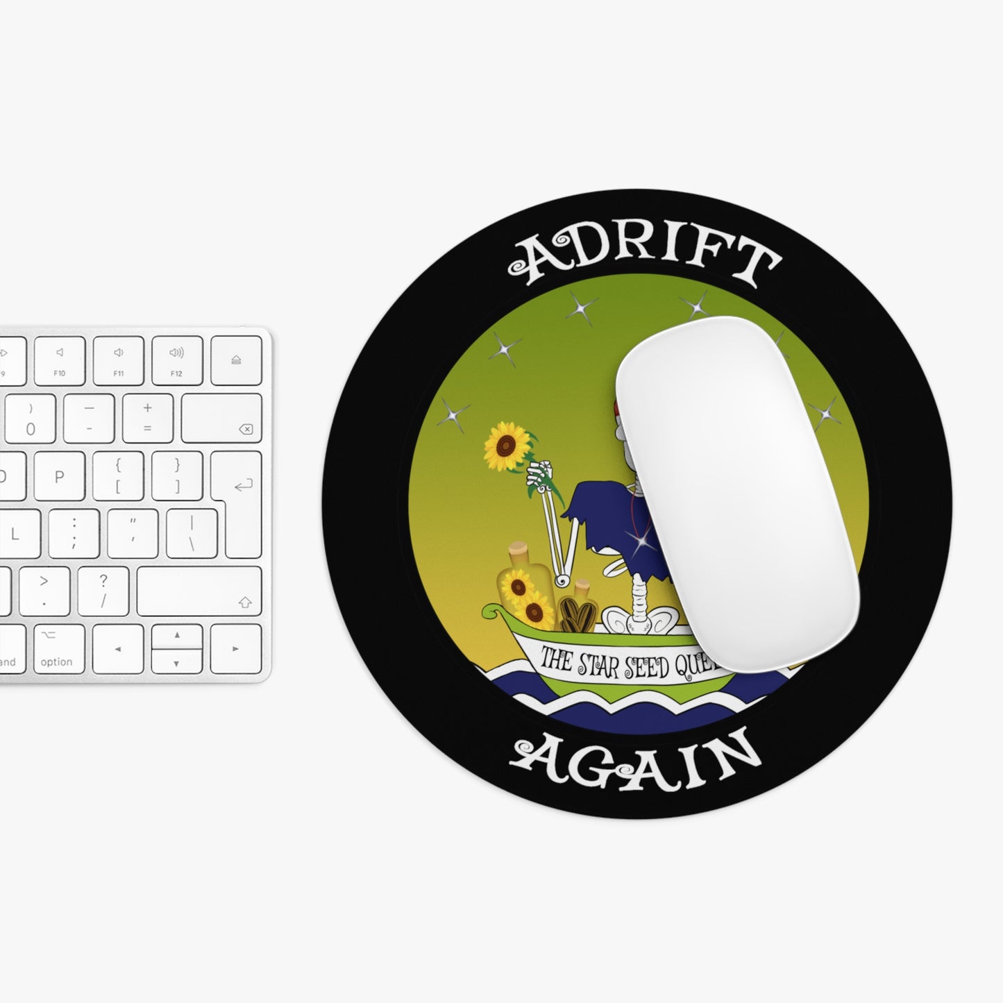 The Star Seed Queen, Mouse Pad (Black)
