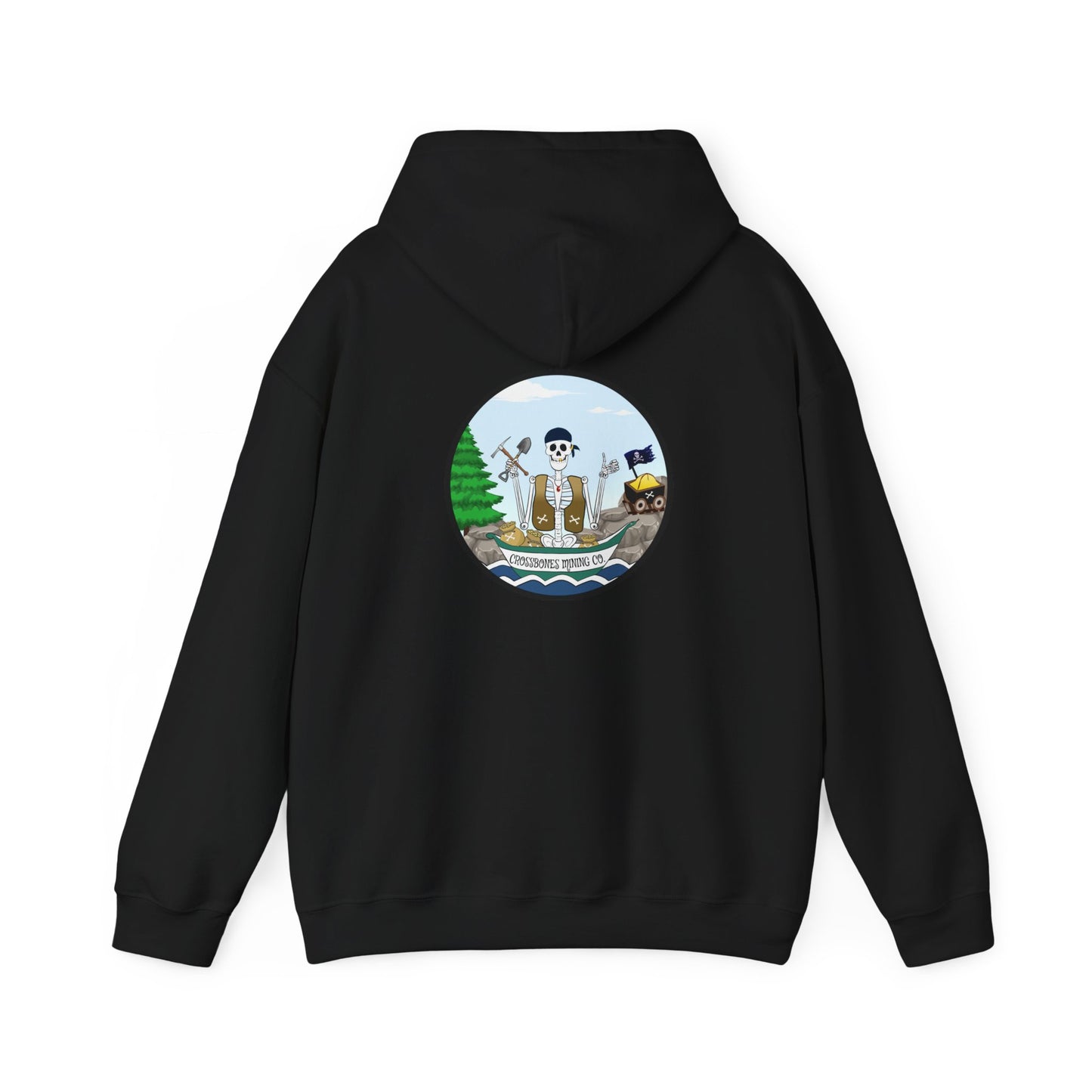 Crossbones Mining Co. The Classic All Day Hooded Sweatshirt, in Sand, Military Green, Sport Grey, Indigo Blue & Black