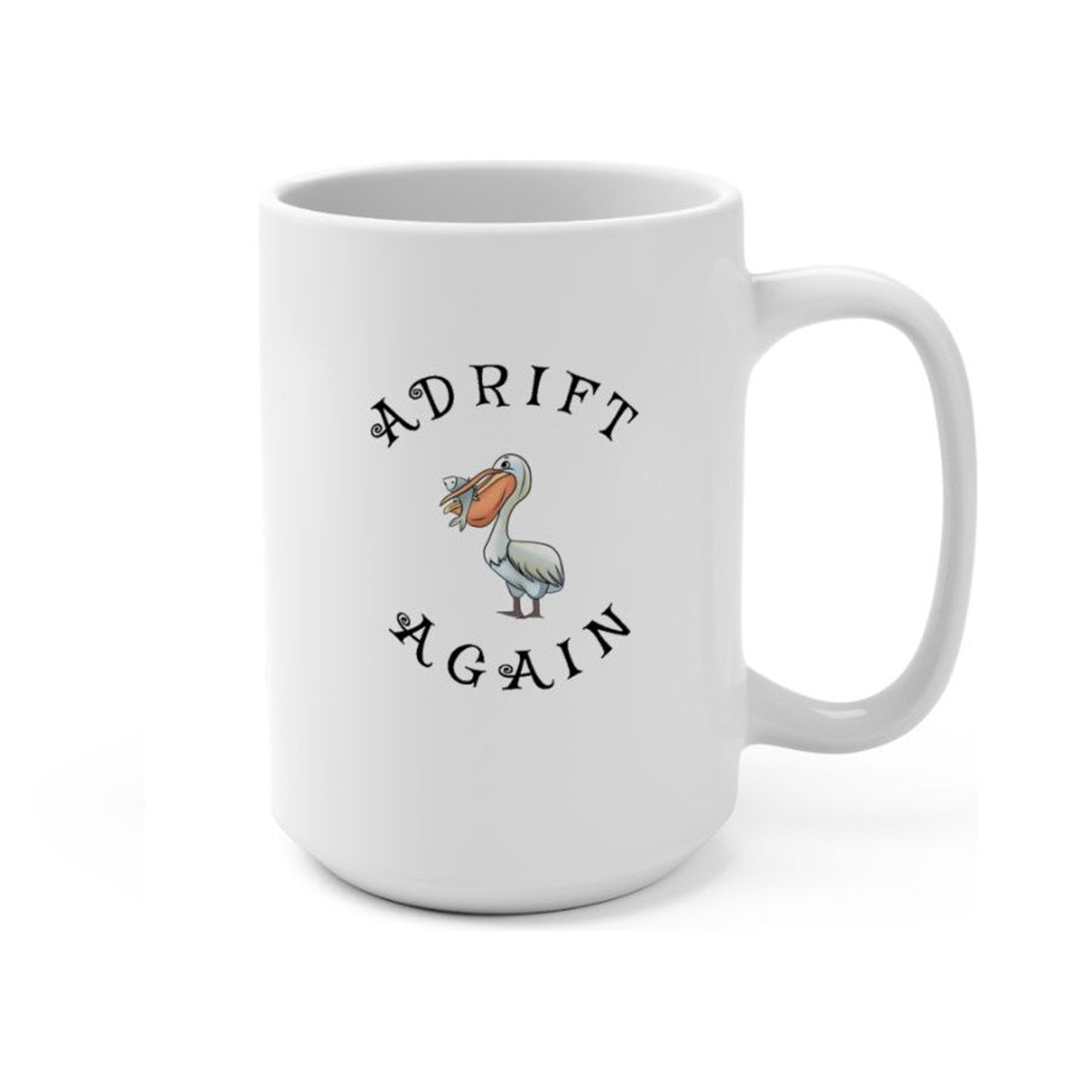 Peace, Love & Pelicans 15 oz Mug