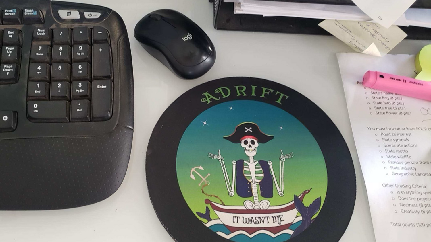 Adrift Again Mouse Pads