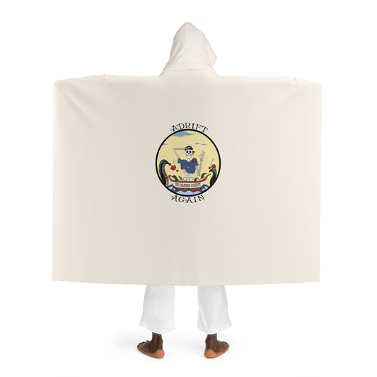 The Calamari Current Hooded Sherpa Fleece Blanket