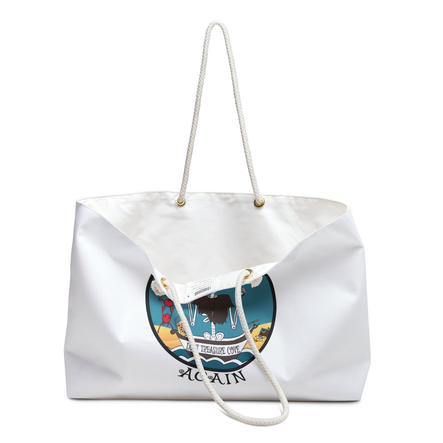 Lost Treasure Cove, Canvas Tote