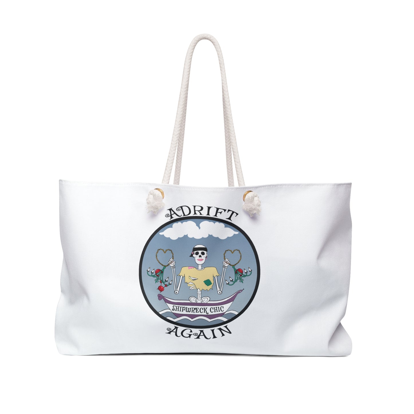 Shipwreck Chic, Canvas Tote (Black or White)