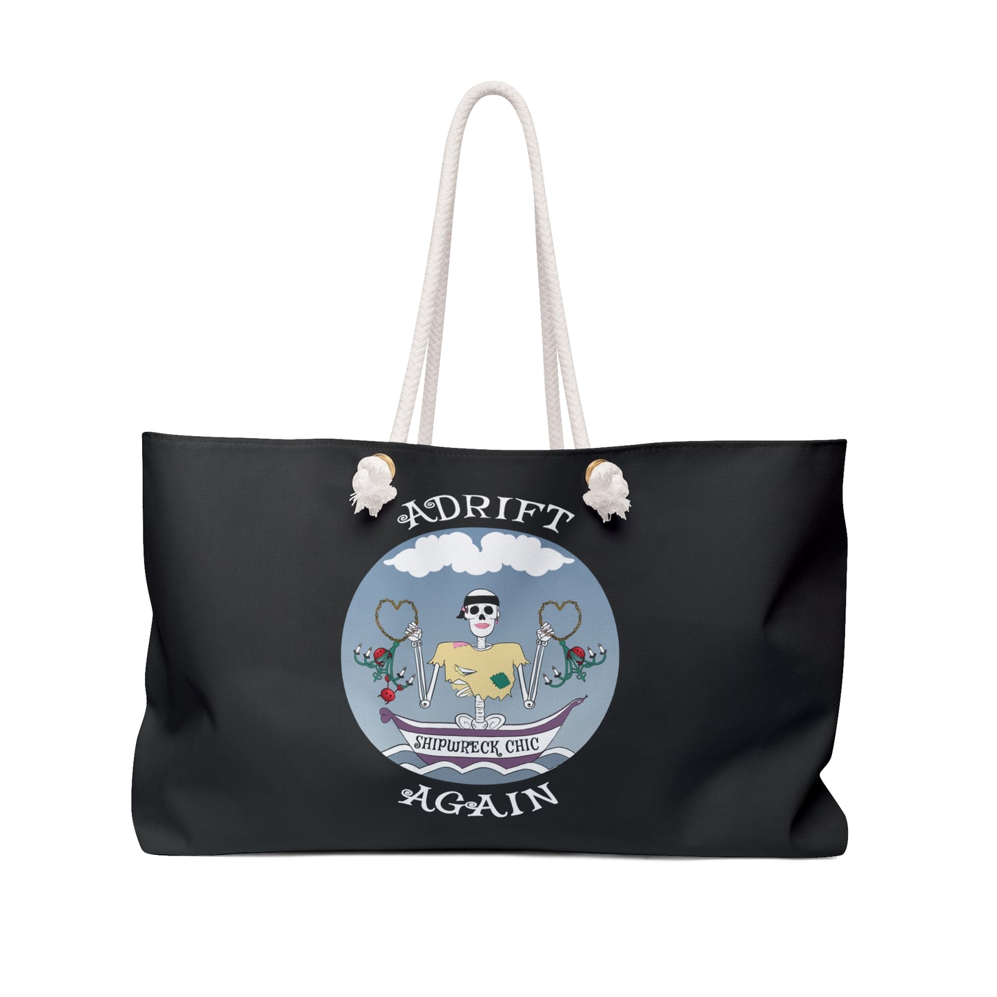 Shipwreck Chic, Canvas Tote (Black or White)