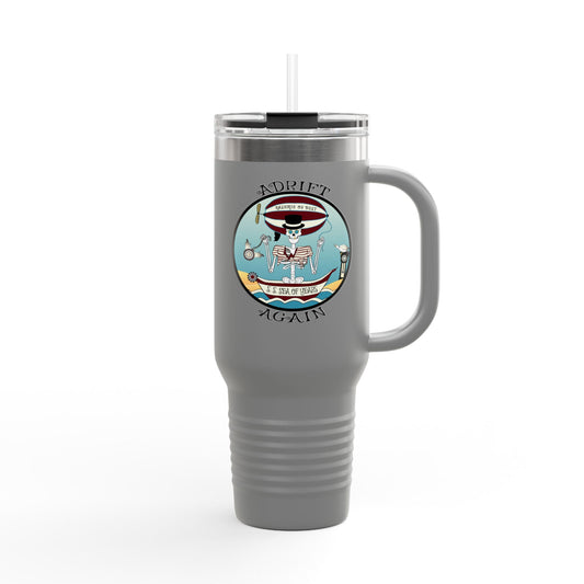 S. S. Sea Of Years Insulated Travel Mug, 40oz, Gray or Black