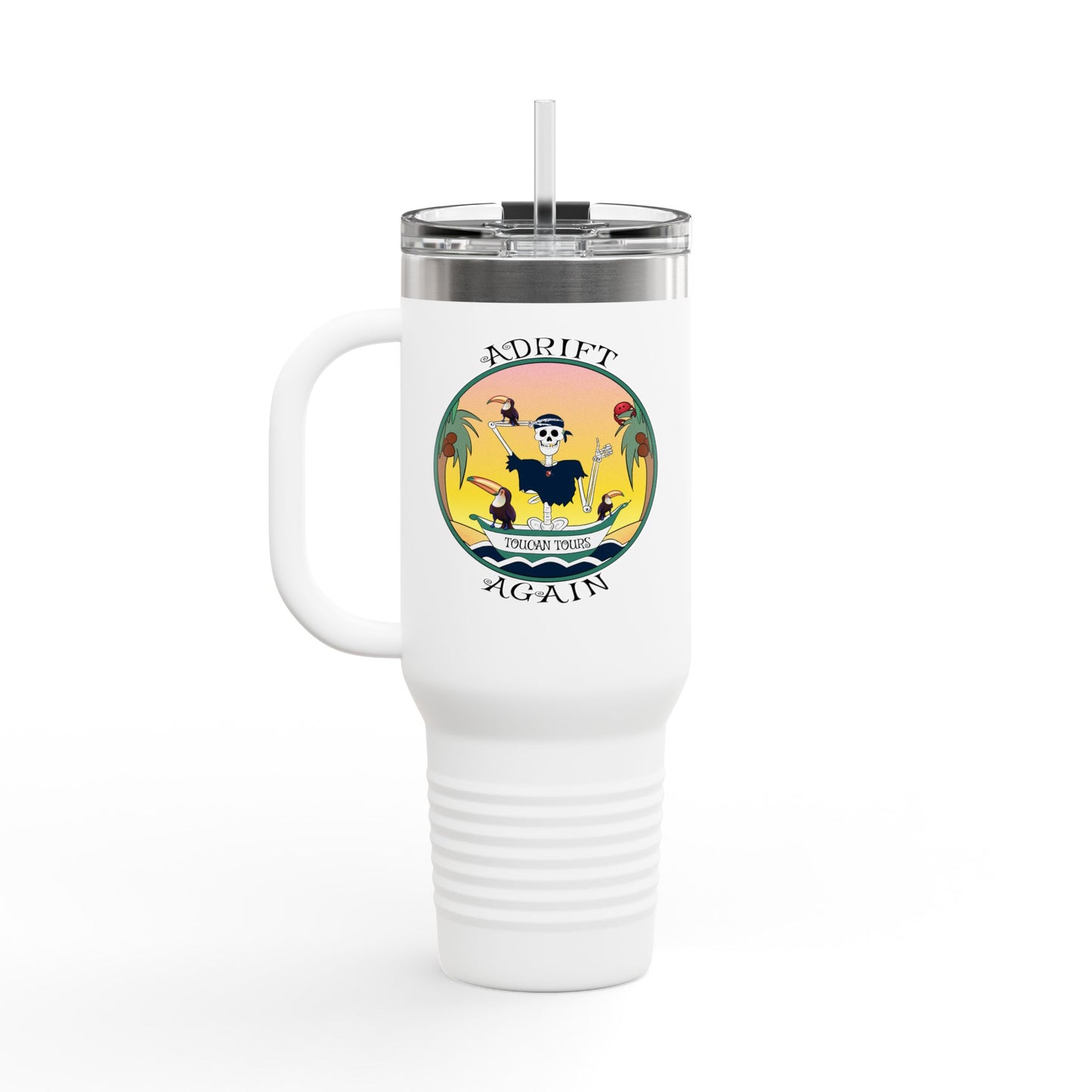 Toucan Tours Insulated Travel Mug, 40oz