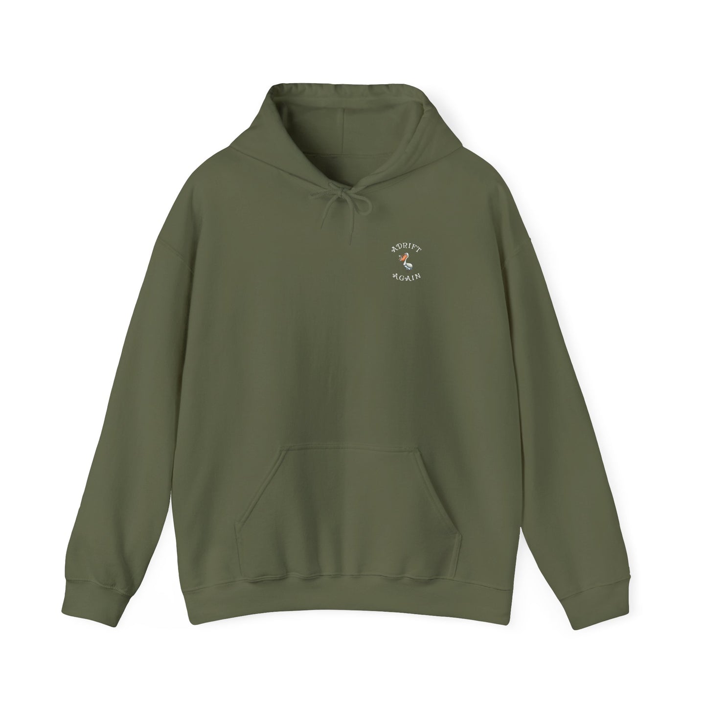 S. S. No Senators Son, The Classic All Day Hooded Sweatshirt, Light Blue, Black, Military Green, and Red