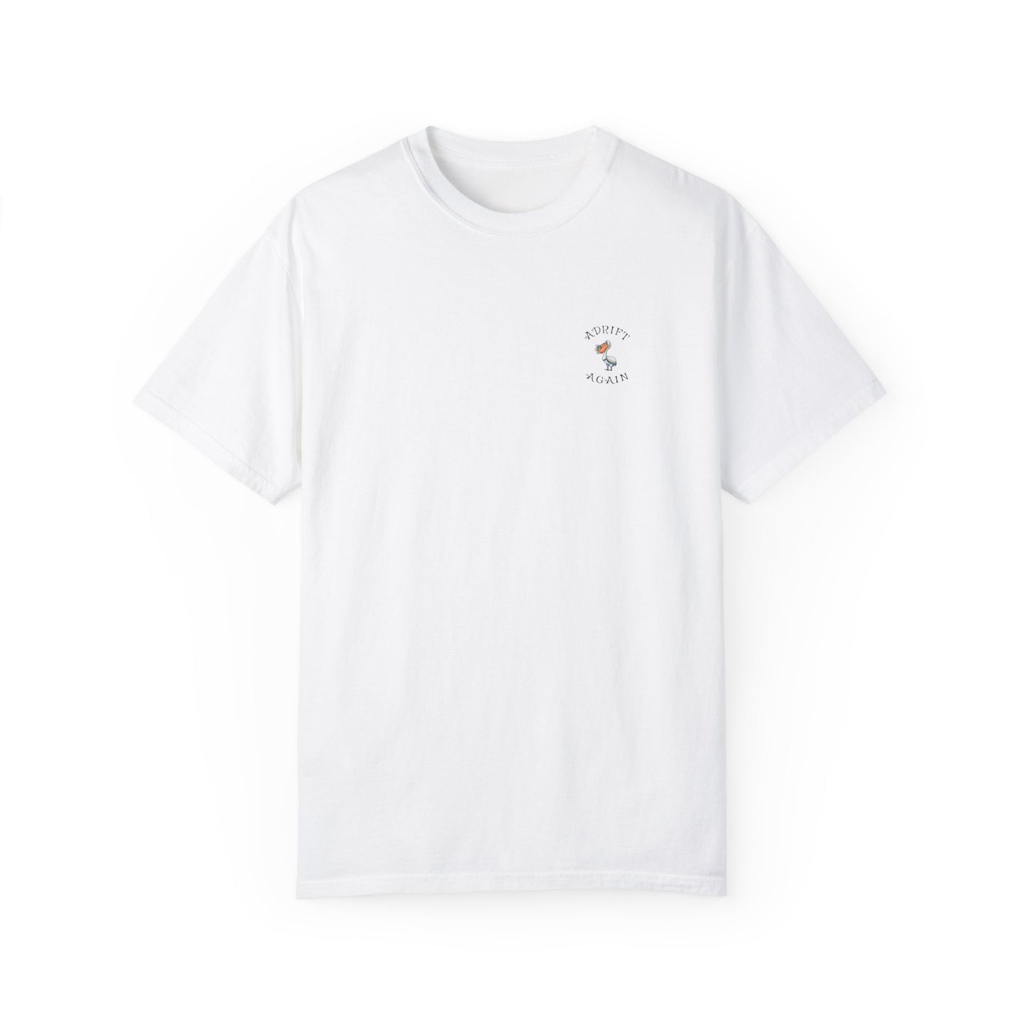 The S. S. Sand Trap, Unisex Garment-Dyed, Short Sleeve T-shirt, In White, Black, Citrus, Espresso & Royal Caribe