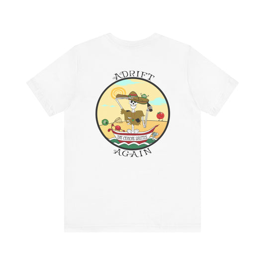 The Ceviche Shuttle, Unisex Jersey Short Sleeve Tee  (White & Black)