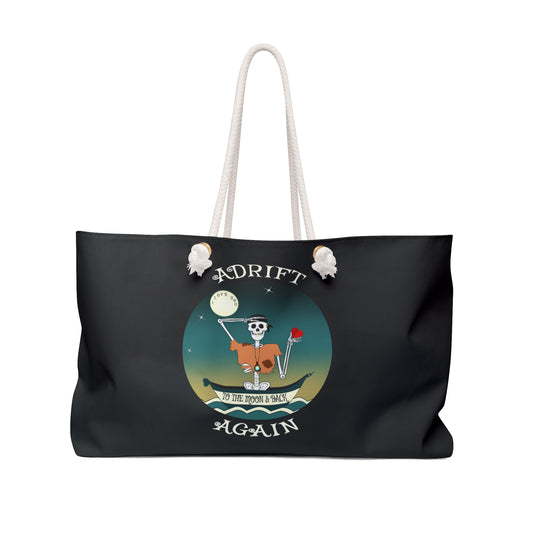 To The Moon & Back Canvas Tote (Black or White)