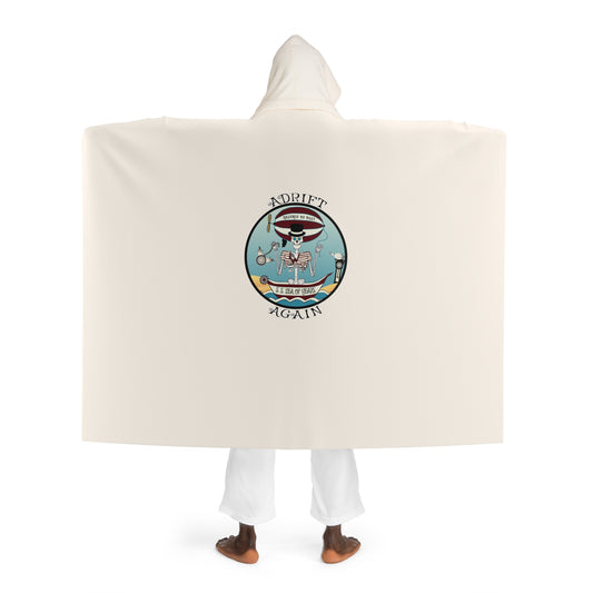 S. S. Sea Of Years Hooded Sherpa Fleece Blanket