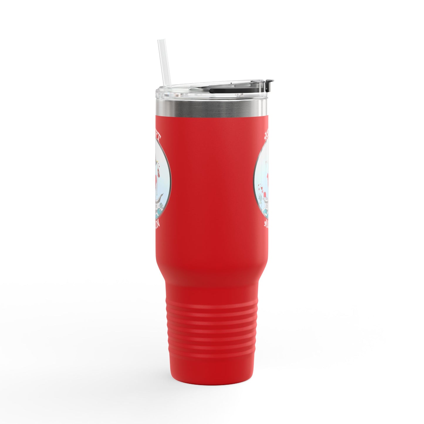 The Loose Cork Insulated Travel Mug, 40oz, Black or Red