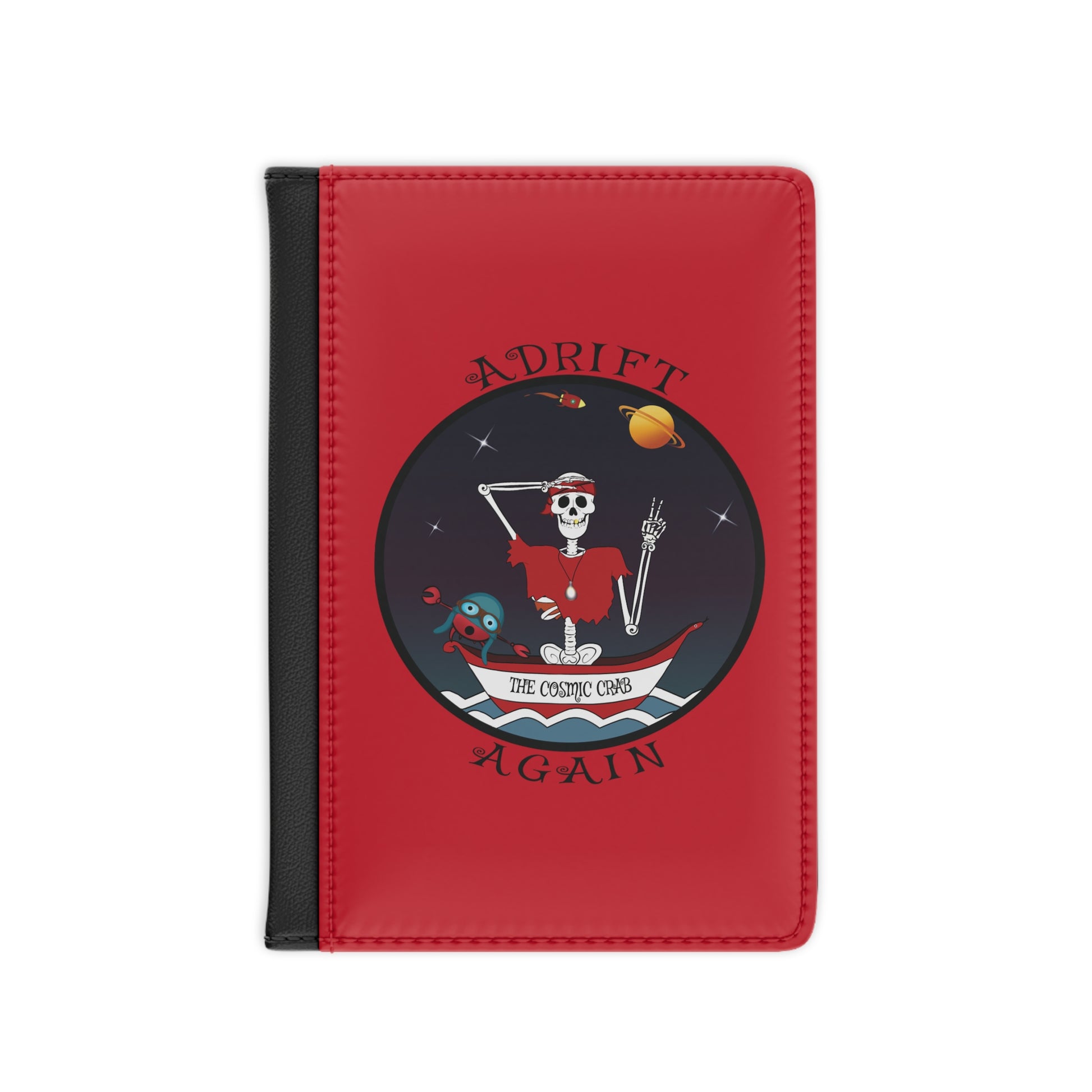 The Cosmic Crab Passport Cover (Red) – Adrift Again