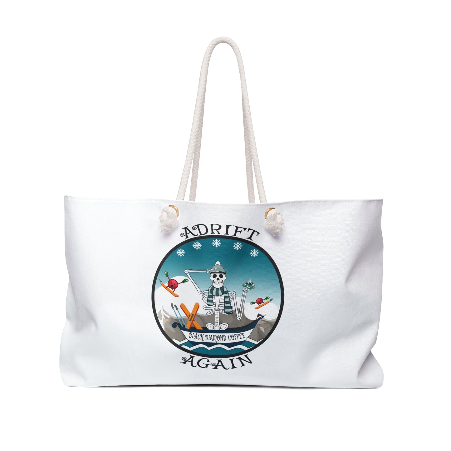 Black Diamond Coffee Canvas Tote (Black or White)