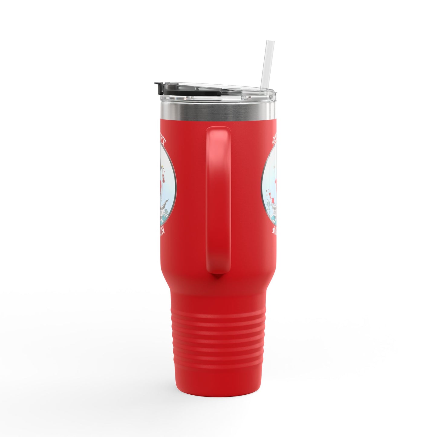 The Loose Cork Insulated Travel Mug, 40oz, Black or Red