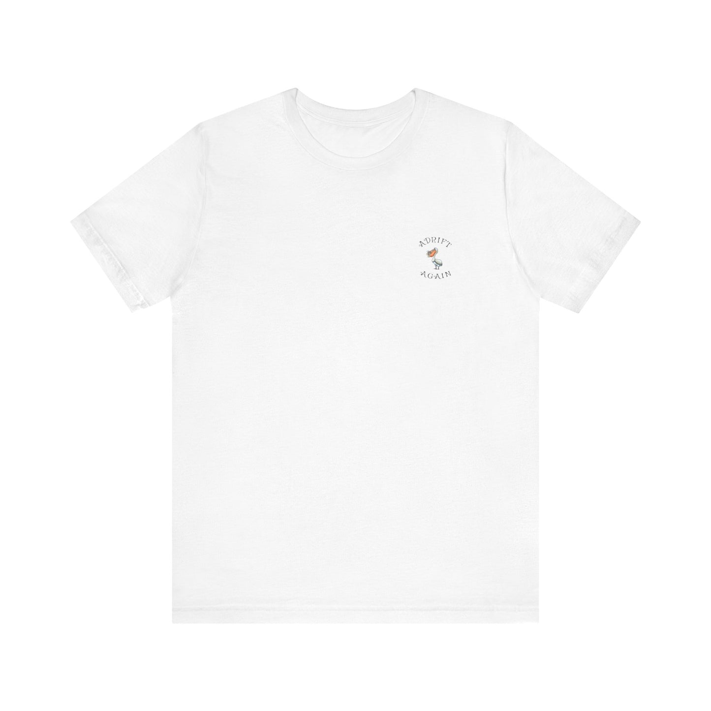 Lost Treasure Cove, Unisex Jersey Short Sleeve Tee (White & Black)