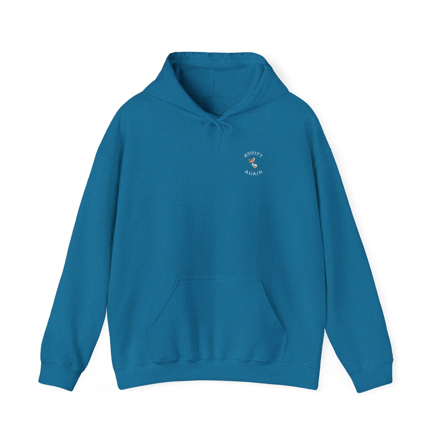 The Starfish Enterprise, The Classic All Day Hooded Sweatshirt, Light Blue, Black, Military Green, and Red