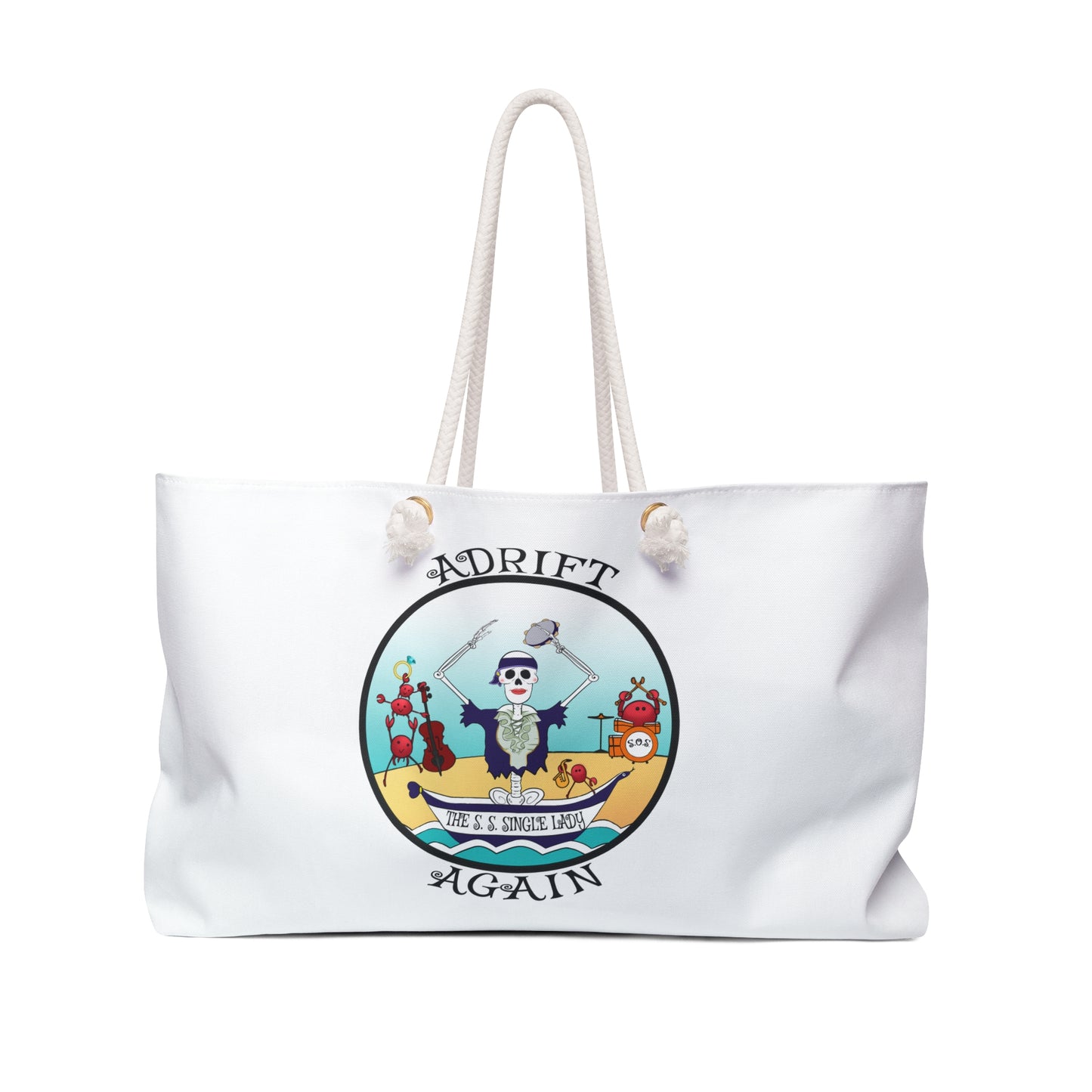 The S. S. Single Lady Canvas Tote (Black or White)