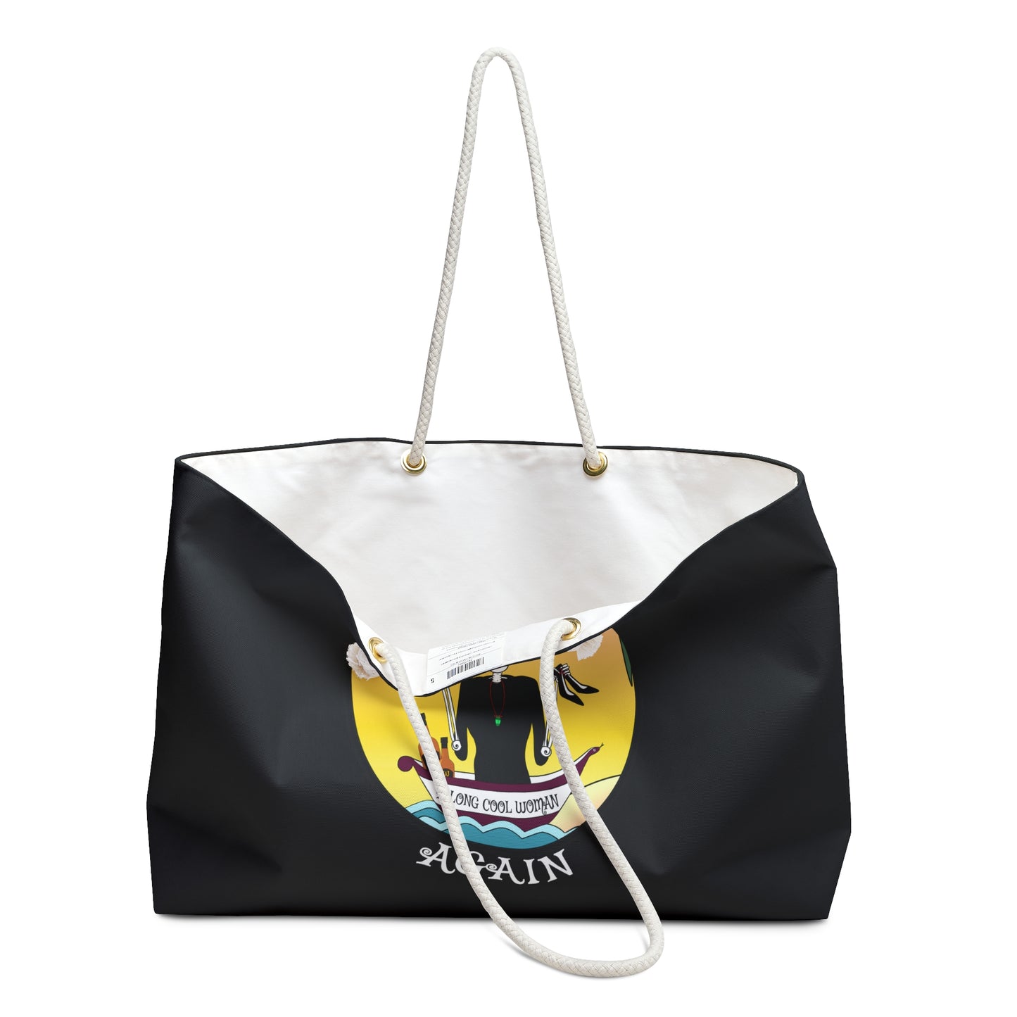 A Long Cool Woman, Canvas Tote (Black or White)